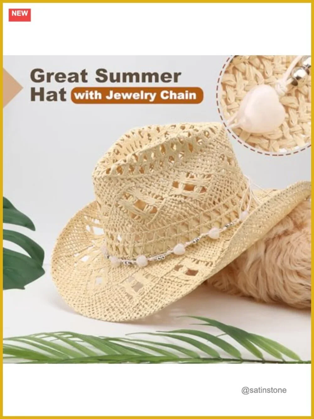 Straw Cowboy Hat Unisex Shapeable Brim Woven Hollow Out Beach Roll Up Caps